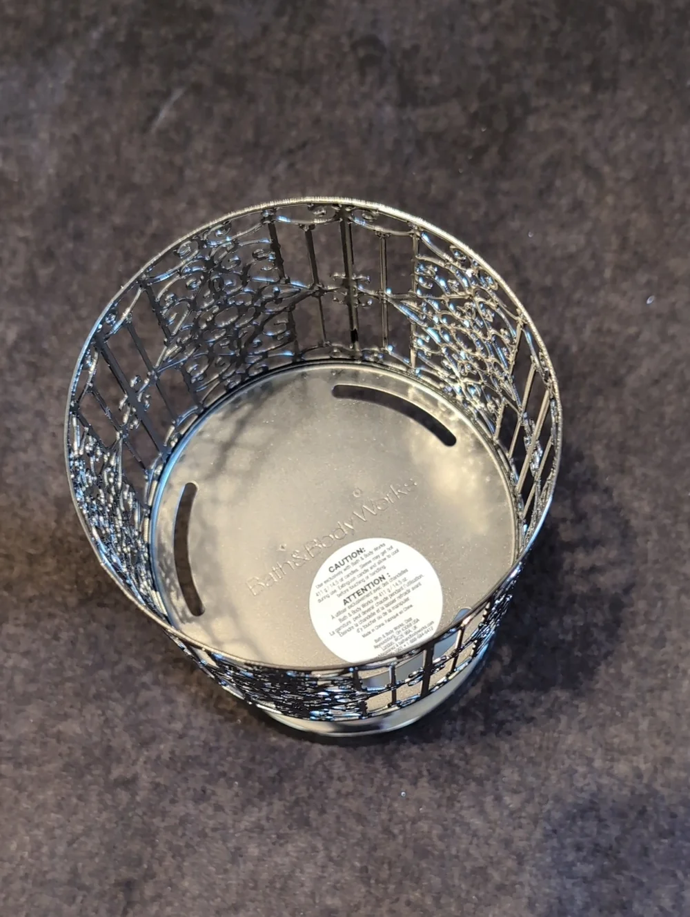 Metal Candle Holder